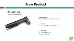 New Products HP 336A 336X is available
