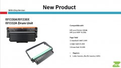 New Products W1330A W1330X W1332A Drum Unit is available