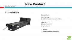 New Products W1335A W1335X is available